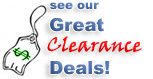 See our great clearance deals!